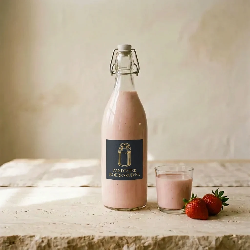 Kefir aardbei van Zandtster Boerenzuivel